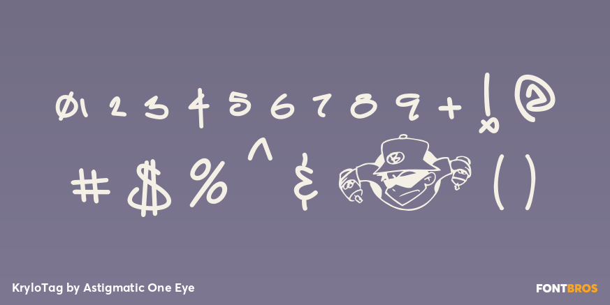 KryloTag Font Poster #4