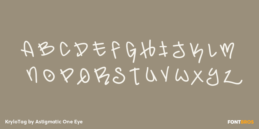 KryloTag Font Poster #1