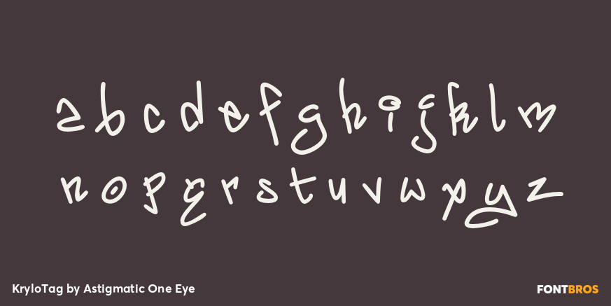 KryloTag Font Poster #1