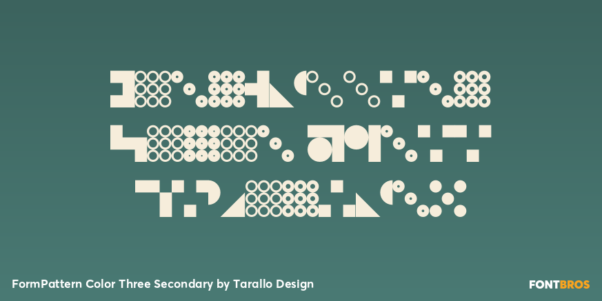 FormPattern Color Three Secondary Poster