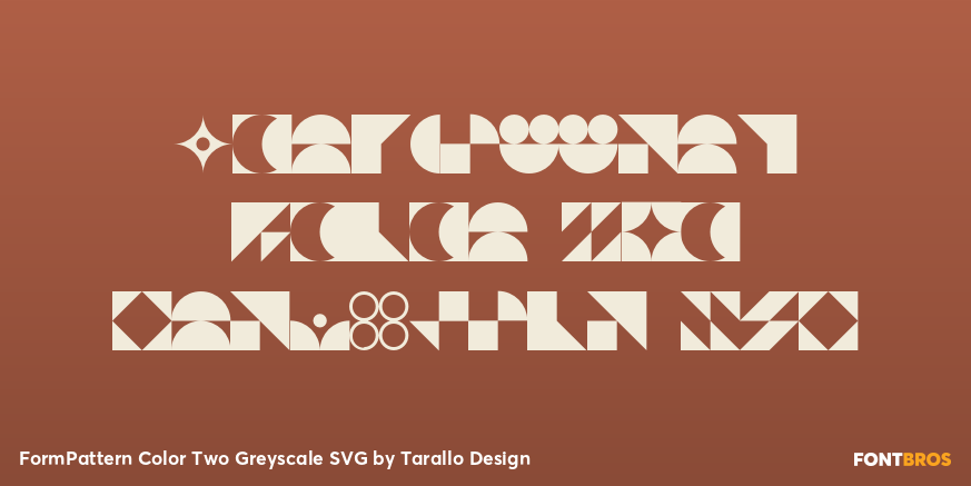 FormPattern Color Two Greyscale SVG Poster