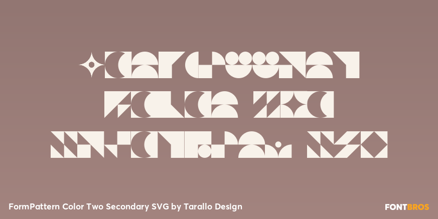 FormPattern Color Two Secondary SVG Poster