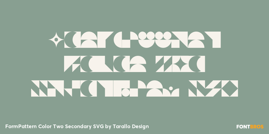 FormPattern Color Two Secondary SVG Poster