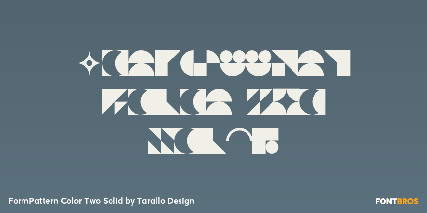 FormPattern Color Two Solid Poster