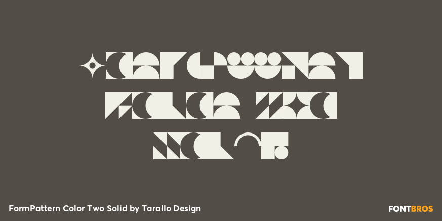 FormPattern Color Two Solid Poster