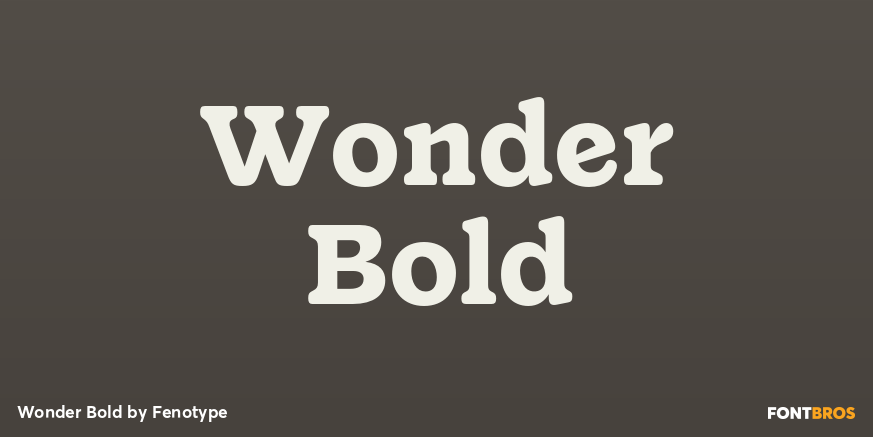 Wonder Bold Poster