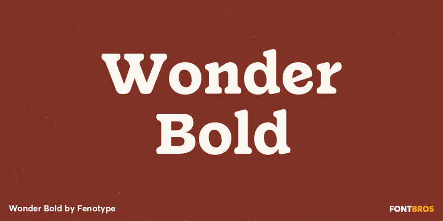 Wonder Bold Poster