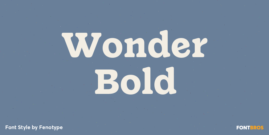 Wonder Bold Poster