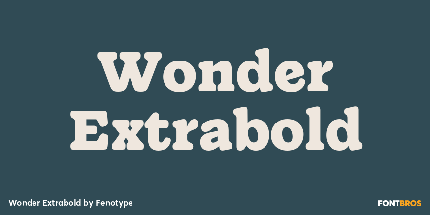 Wonder Extrabold Font Poster #1