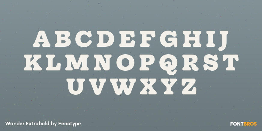 Wonder Extrabold Font Poster #2