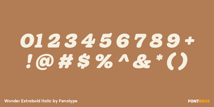 Wonder Extrabold Italic Font Poster #4