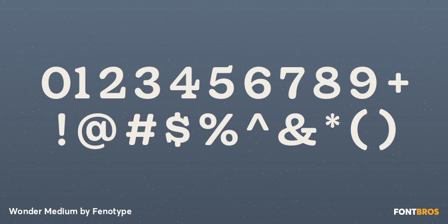 Wonder Medium Font Poster #4