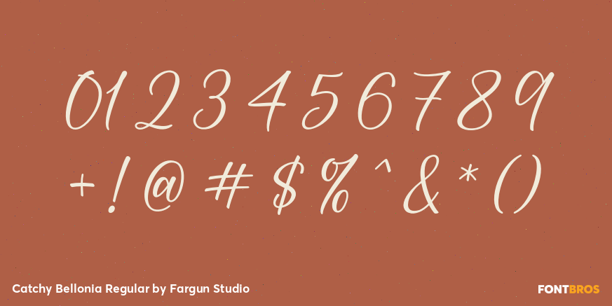 Catchy Bellonia Regular Font Poster #1