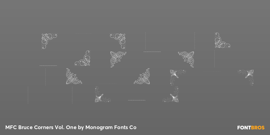 MFC Bruce Corners Vol. One Font Poster #2