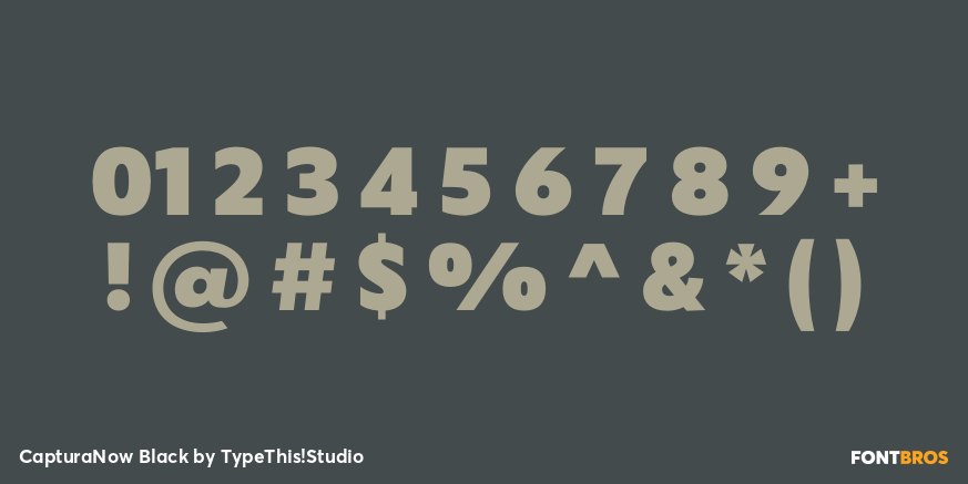 CapturaNow Black Font Poster #4