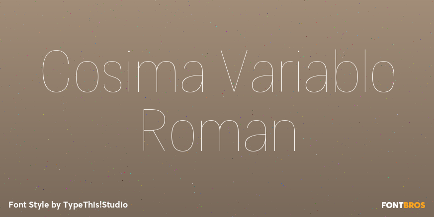 Cosima Variable Roman Poster