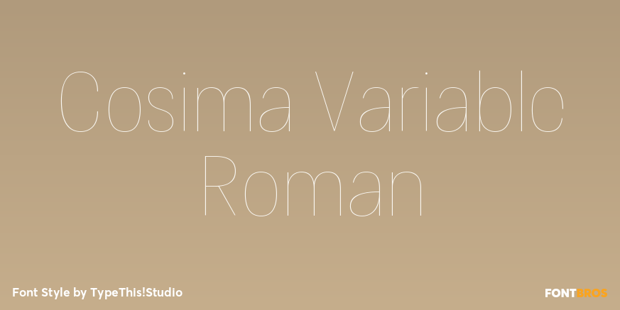 Cosima Variable Roman Poster