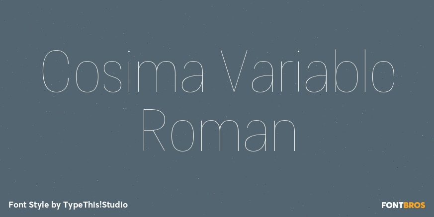 Cosima Variable Roman Poster