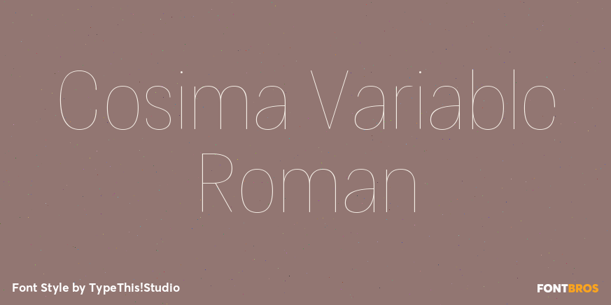 Cosima Variable Roman Poster