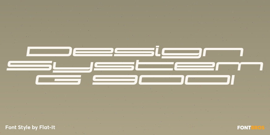 Design System G 900I Font Poster #1