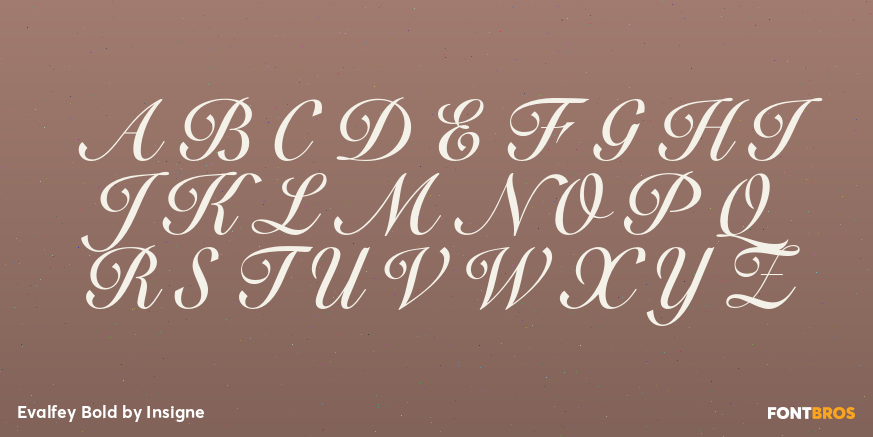 Evalfey Bold Font Poster #2
