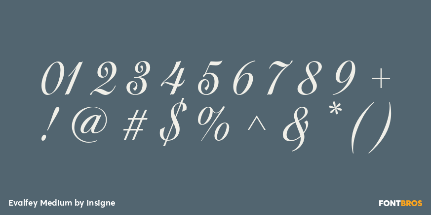 Evalfey Medium Font Poster #4