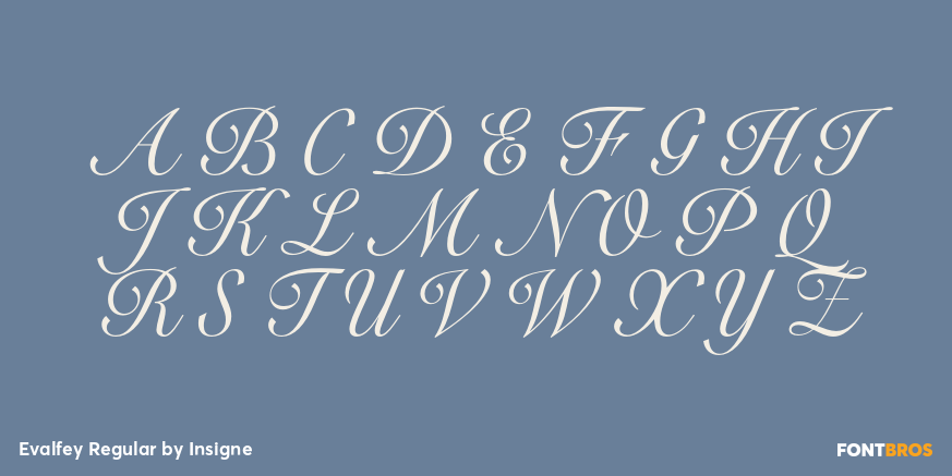 Evalfey Regular Font Poster #1