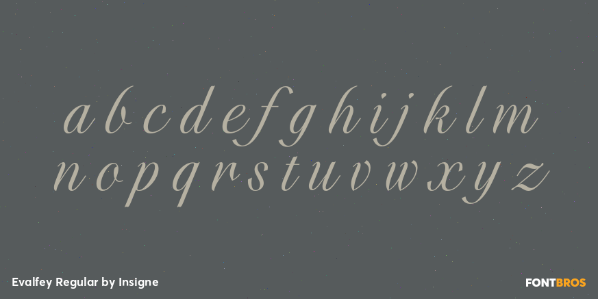 Evalfey Regular Font Poster #1