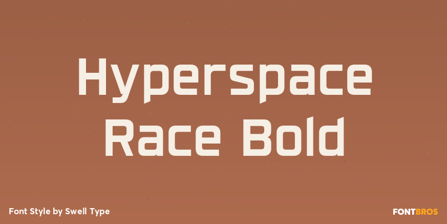 Hyperspace Race Bold Poster