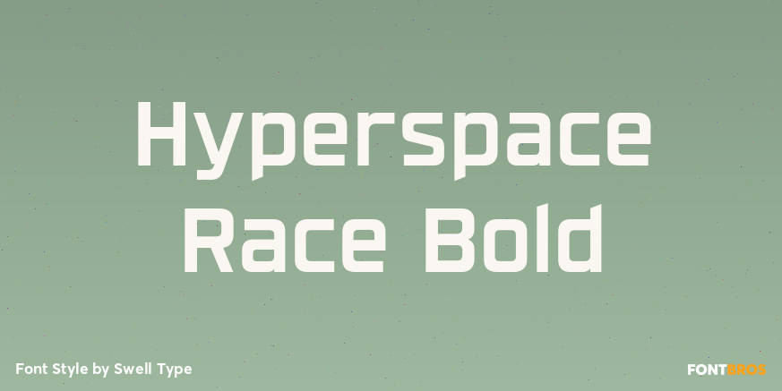 Hyperspace Race Bold Poster