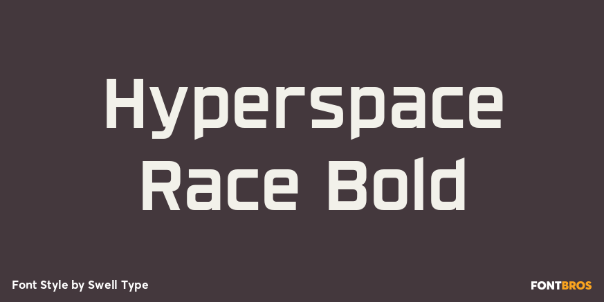 Hyperspace Race Bold Poster