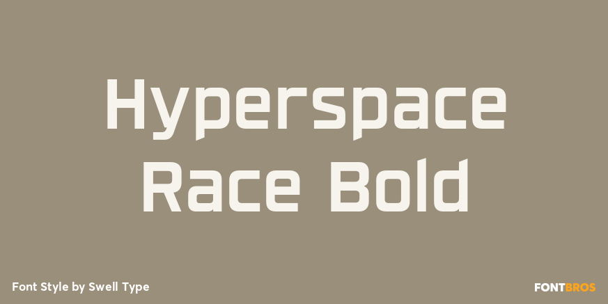Hyperspace Race Bold Poster