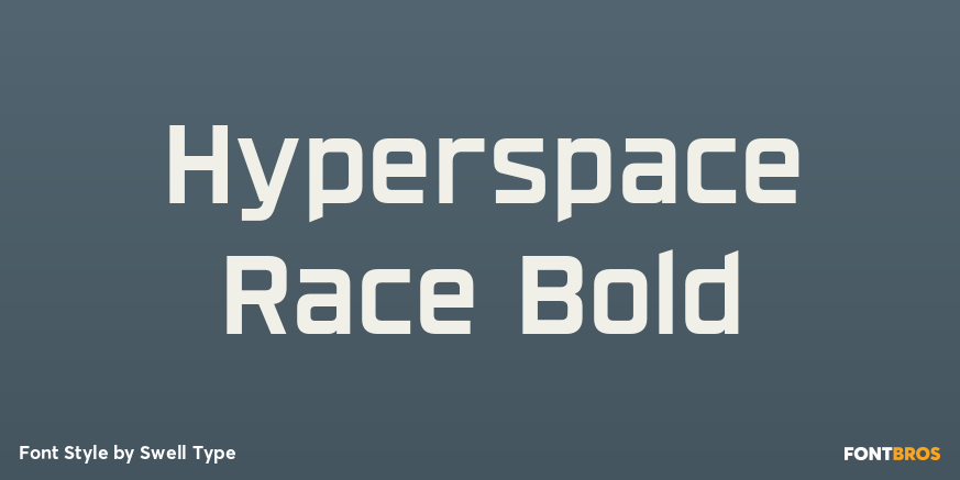 Hyperspace Race Bold Poster