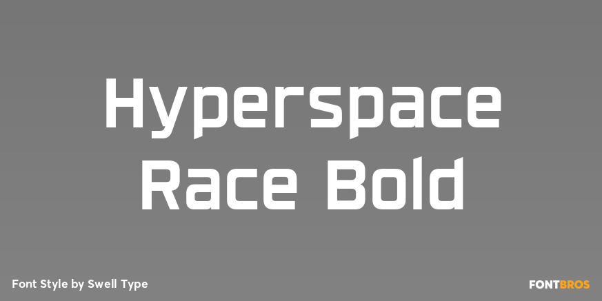 Hyperspace Race Bold Poster