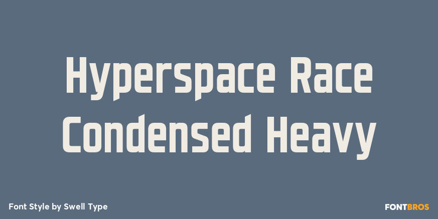 Hyperspace Race Condensed Heavy Poster