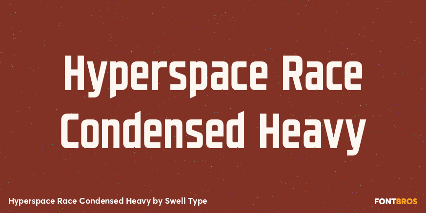 Hyperspace Race Condensed Heavy Poster