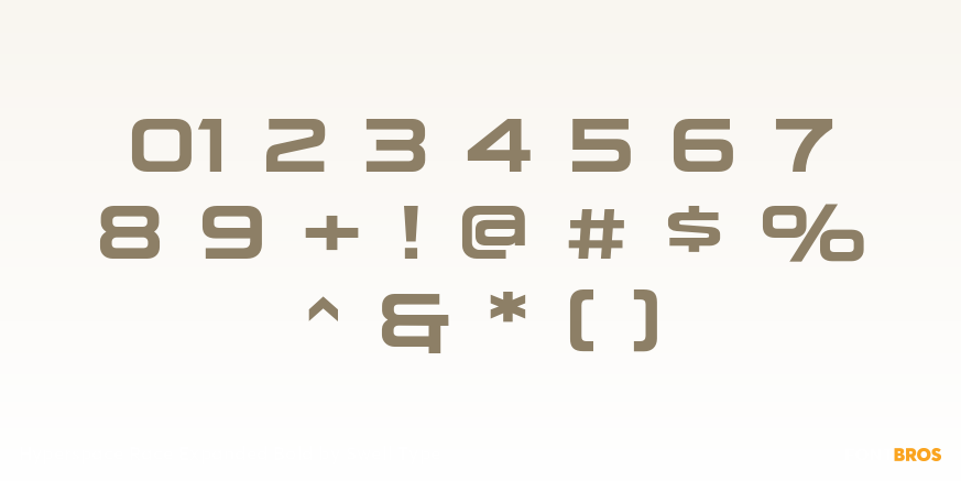 Hyperspace Race Expanded Bold Font Poster #4