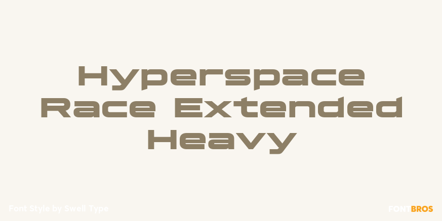 Hyperspace Race Extended Heavy Poster