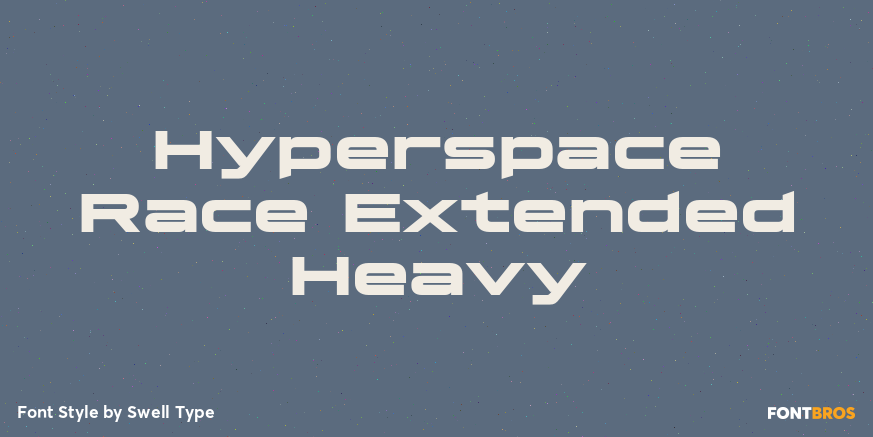 Hyperspace Race Extended Heavy Poster