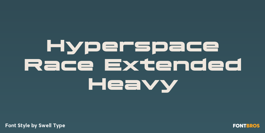 Hyperspace Race Extended Heavy Poster