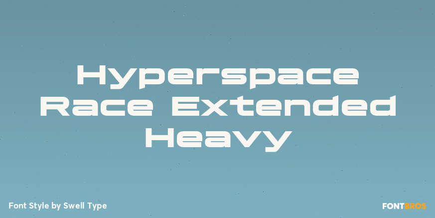 Hyperspace Race Extended Heavy Poster