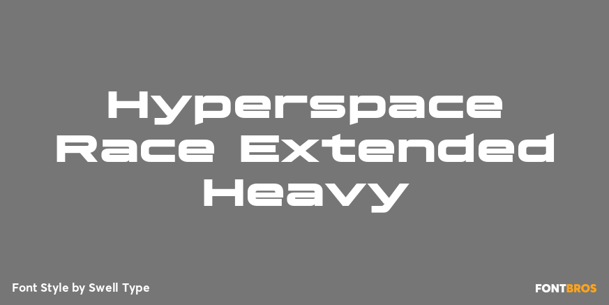 Hyperspace Race Extended Heavy Poster
