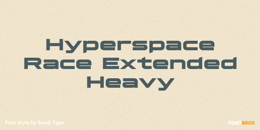 Hyperspace Race Extended Heavy Poster