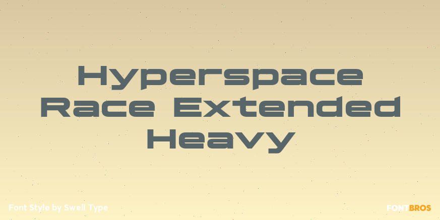 Hyperspace Race Extended Heavy Poster