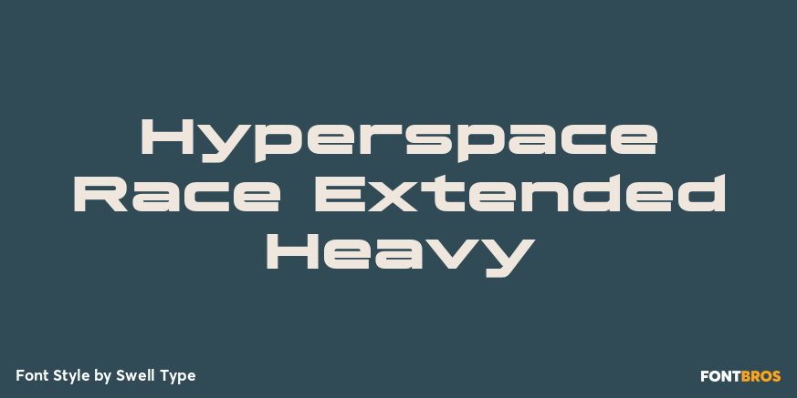 Hyperspace Race Extended Heavy Poster