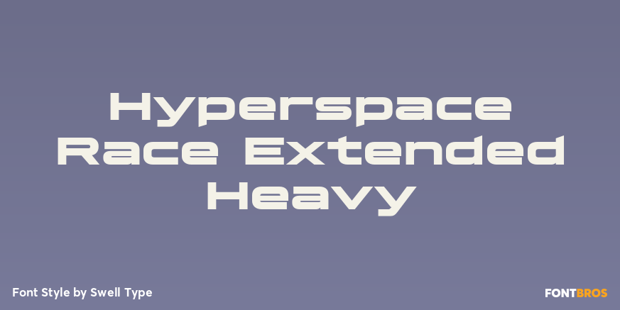 Hyperspace Race Extended Heavy Poster