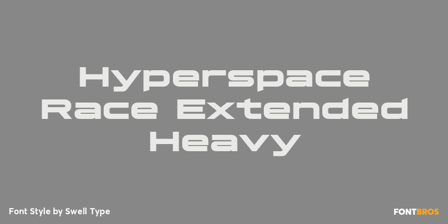 Hyperspace Race Extended Heavy Poster