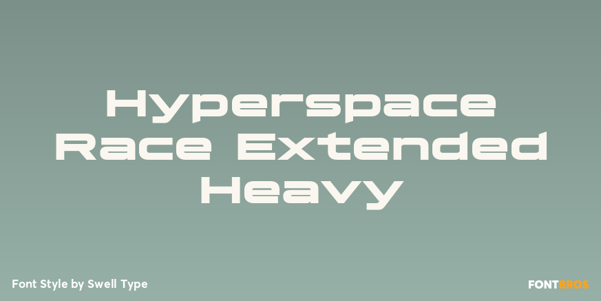 Hyperspace Race Extended Heavy Poster