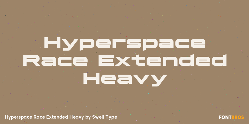 Hyperspace Race Extended Heavy Poster
