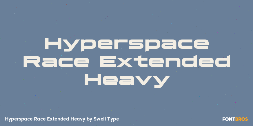 Hyperspace Race Extended Heavy Poster